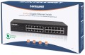 INTELLINET GIGABIT SWITCH 24X 10/100/1000 RJ45 DES - 1462828