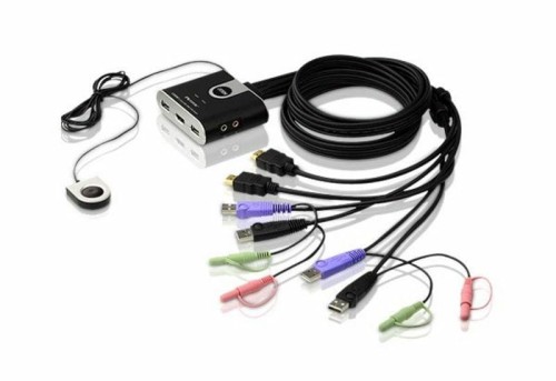 Przełącznik KVM ATEN HDMI/USB/Audio CS692 (CS692-AT) 2-port. - 1048680