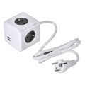 Przedłużacz allocacoc PowerCube Extended USB 2402GY/FREUPC (1,5m; kolor szary) - 1697908