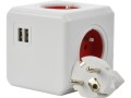 Przedłużacz allocacoc PowerCube Extended USB 2402RD/FREUPC (1,5m; kolor czerwony) - 752235