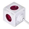 Przedłużacz allocacoc PowerCube Extended USB 2402RD/FREUPC (1,5m; kolor czerwony) - 1697905