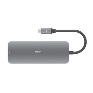 Stacja dokująca Silicon Power SR30 8in1 HDMI SD USB-C USB-A RJ45 PD 100W
