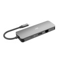 Stacja dokująca Silicon Power SR30 8in1 HDMI SD USB-C USB-A RJ45 PD 100W - 1790434