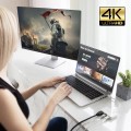 Stacja dokująca j5create USB-C to 4K HDMI Ethernet Adapter 1x4K HDMI/1xUSB-C/1xRJ45 Gigabit; kolor biały JCA351-N - 1775608