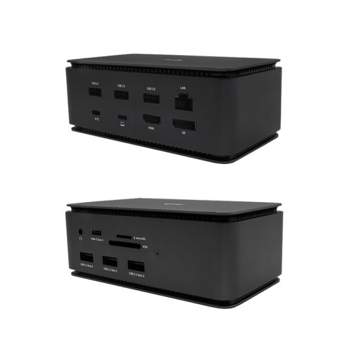I-TEC USB 4.0 Metal Docking station Dual 4K HDMI DP PD 80 W - 1795495