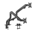 GEMBIRD BIURKOWE REGULOWANE RAMIĘ/UCHWYT NA 2 MONITORY 17-32, 100X100MM, DO 8 KG - 1463391