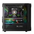 Obudowa LOGIC PORTOS ARGB Mini USB 3.0 Black - 1648847