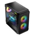 Obudowa LOGIC PORTOS ARGB Mini USB 3.0 Black - 1648843