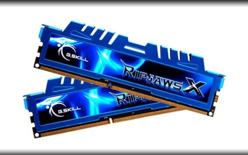 Zestaw pamięci G.SKILL RipjawsX F3-2400C11D-16GXM (DDR3 DIMM; 2 x 4 GB; 2400 MHz; CL11) - 1791174
