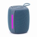 GEMBIRD PRZENOŚNY GŁOŚNIK BLUETOOTH LED SPK-BT-LED-03-B RMS 2X 5W, WBUDOWANY MIKROFON, KOLOR NIEBIESKI, USB, AUX, MICROSD - 1630051