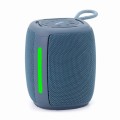 GEMBIRD PRZENOŚNY GŁOŚNIK BLUETOOTH LED SPK-BT-LED-03-B RMS 2X 5W, WBUDOWANY MIKROFON, KOLOR NIEBIESKI, USB, AUX, MICROSD - 1630050