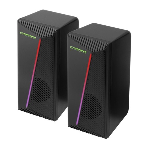 ESPERANZA GŁOŚNIKI 2.0 USB LED RAINBOW NORTEC EGS106 - 1437672