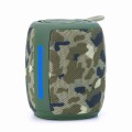 GEMBIRD PRZENOŚNY GŁOŚNIK BLUETOOTH LED SPK-BT-LED-03-CM RMS 2X 5W, WBUDOWANY MIKROFON, KOLOR KHAKI (MORO), USB, AUX, MICROSD - 1630042