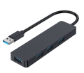 GEMBIRD HUB USB 3.1 (GEN 1) 4-PORTOWY, CZARNY - 1437684