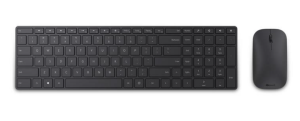 Zestaw klawiatury i myszy Microsoft Designer Bluetooth Desktop, bezprzewodowy, mysz w zestawie, RU, klawiatura numeryczna, czarny, Bluetooth, połączenie bezprzewodowe