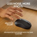 Mysz bezprzewodowa Logitech M240 Silent Bluetooth optyczna czarna/grafitowa - 1766858