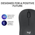 Mysz bezprzewodowa Logitech M240 Silent Bluetooth optyczna czarna/grafitowa - 1766863