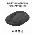 Mysz bezprzewodowa Logitech M240 Silent Bluetooth optyczna czarna/grafitowa - 1766861