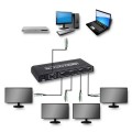 Rozdzielacz aktywny Qoltec Splitter HDMI 1x4 v.2.0 - 1335757