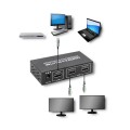 Rozdzielacz aktywny Qoltec Splitter HDMI v. 2.0 | 1x2 | EDID+IR - 1170756