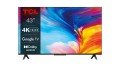 Telewizor 43" TCL 43P635 (4K UHD HDR DVB-T2/HEVC Android) - 1484528