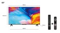 Telewizor 43" TCL 43P635 (4K UHD HDR DVB-T2/HEVC Android) - 1484529