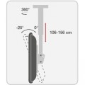 Uchwyt sufitowy Techly 37"-70", 50kg regulowany - 1317132