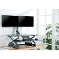 Uchwyt na dwa monitory Maclean MC-854 17"-27" 14kg VESA 75x75 100x100 - 1171113