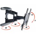Uchwyt ścienny Techly 40"-80", 50kg obrotowy - 1131367