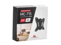 Uchwyt do telewizora lub monitora Maclean MC-715 13-27" 25kg czarny max VESA 100x100 - 1131581