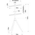 Stojak podłogowy Techly 32''-65'', 35kg Tripod Drewno - 1464435