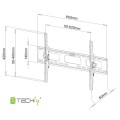 Uchwyt ścienny Techly 40"-65", 60kg slim - 1692960