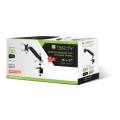 Ramię biurkowe LCD/LED Techly 15"-27", 8kg Amortyzator Gazowy - 1199471