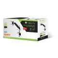 Ramię biurkowe LCD/LED Techly 15"-27", 8kg Amortyzator Gazowy - 1464426
