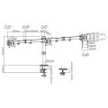 GEMBIRD BIURKOWE REGULOWANE RAMIĘ/UCHWYT NA 3 MONITORY 17-27, 100X100MM, DO 7KG - 1464571