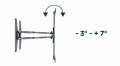 GEMBIRD UCHWYT ŚCIENNY REGULOWANY LCD 40"-80" VESA MAX 600 X 400MM, DO 50KG - 1633206