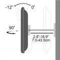 Uchwyt ścienny Techly 42"-70", 70kg obrotowy - 1188927