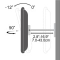 Uchwyt ścienny Techly 42"-70", 70kg obrotowy - 1464392