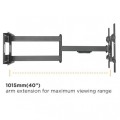 Uchwyt ścienny Techly 43"-80", 50kg obrotowy - 1308624