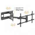 Uchwyt ścienny Techly 43"-80", 50kg obrotowy - 1308623