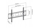 Uchwyt ścienny do telewizora ART AR-18 32"-70" 60kg - 1325587