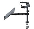 ART UCHWYT BIURKOWY DO 2 MONITORÓW LED/LCD 13-27inch + notebooka L-25 - 1680927