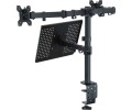 ART UCHWYT BIURKOWY DO 2 MONITORÓW LED/LCD 13-27inch + notebooka L-25 - 1680929