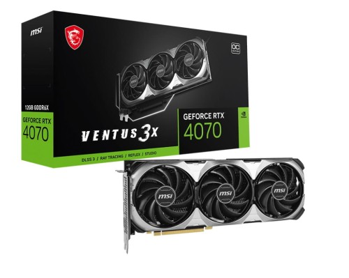 Karta graficzna MSI GeForce RTX 4070 VENTUS 3X E 12GB OC - 1645103