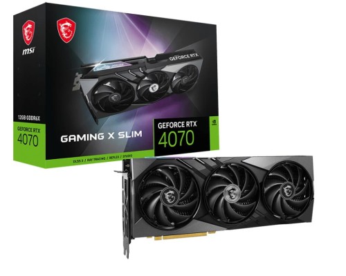 Karta graficzna MSI GeForce RTX 4070 GAMING X SLIM 12GB - 1642354