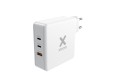 XTORM ŁADOWARKA SIECIOWA USB 3-PORTOWA 140W USB-C PD3.1 EPR GAN, BIAŁA (USB-C PD EPR 140W, USB-C PD100W, USB-A QC 3.0) - 1610298