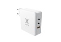 XTORM ŁADOWARKA SIECIOWA USB 3-PORTOWA 140W USB-C PD3.1 EPR GAN, BIAŁA (USB-C PD EPR 140W, USB-C PD100W, USB-A QC 3.0) - 1610303