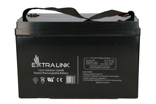 EXTRALINK AKUMULATOR BEZOBSŁUGOWY AGM 12V 100AH - 1424740
