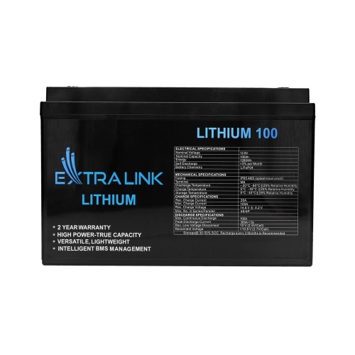 EXTRALINK AKUMULATOR LIFEPO4 12.8V 100AH - 1595001