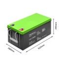 Akumulator żelowy Qoltec 12V | 200Ah | GEL - 1464800